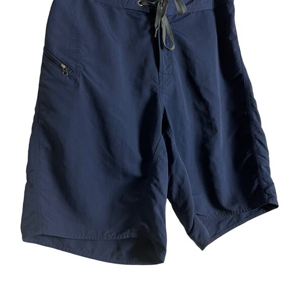 Patagonia Men’s Navy Blue Nylon WaveFarer Swim Board Shorts Size 30 - Picture 4 of 6